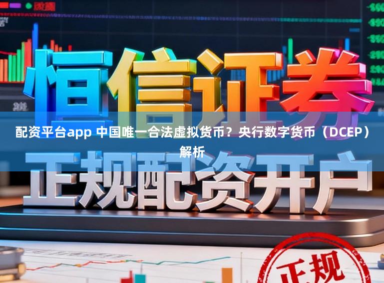 配资平台app 中国唯一合法虚拟货币？央行数字货币（DCEP）解析