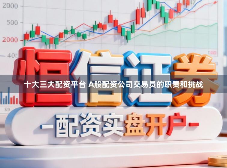 十大三大配资平台 A股配资公司交易员的职责和挑战